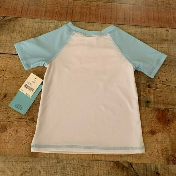 Floatimini toddler boys short sleeve rashguard with shark -24M - Picture 5 of 5